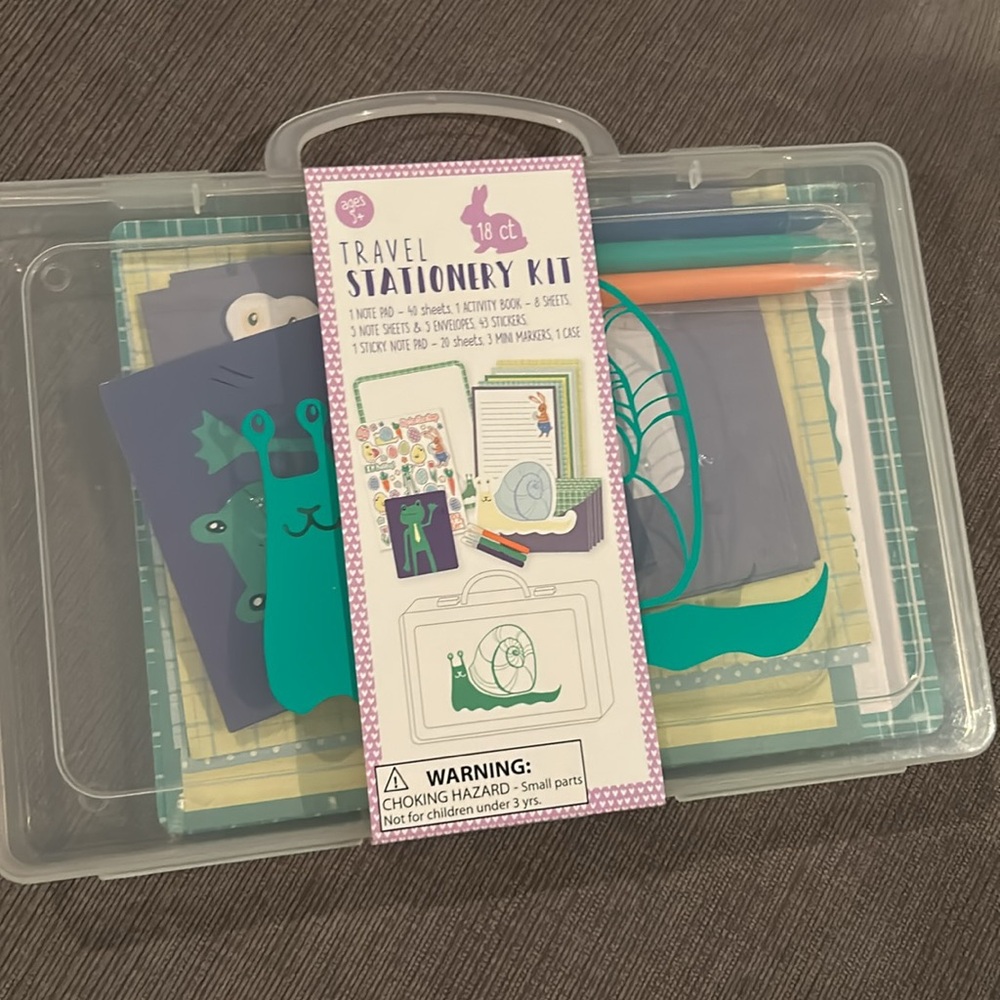 Travel stationary Arts and Crafts Kit NEW
